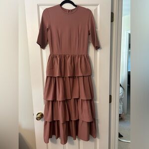 Long Ruffle Dress